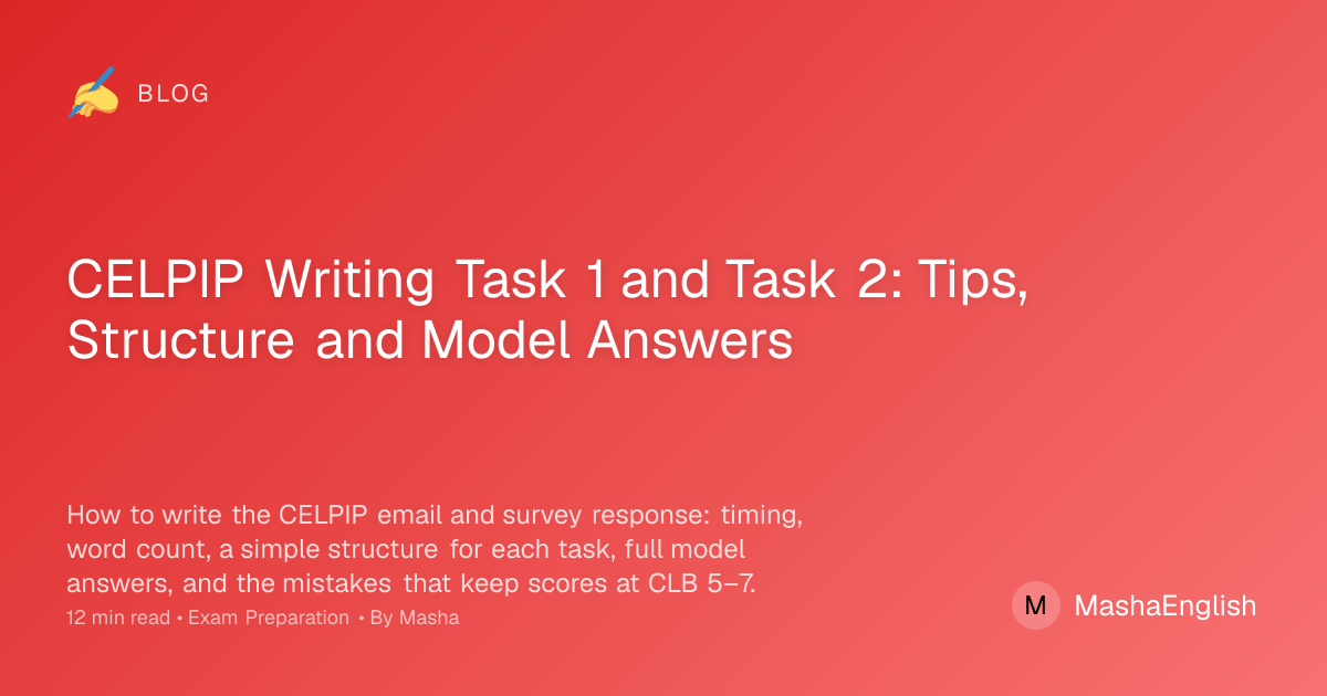 CELPIP Writing Tips | How to Improve Your CELPIP Writing Score | Learn ...